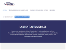 Tablet Screenshot of laurentautomobiles.com